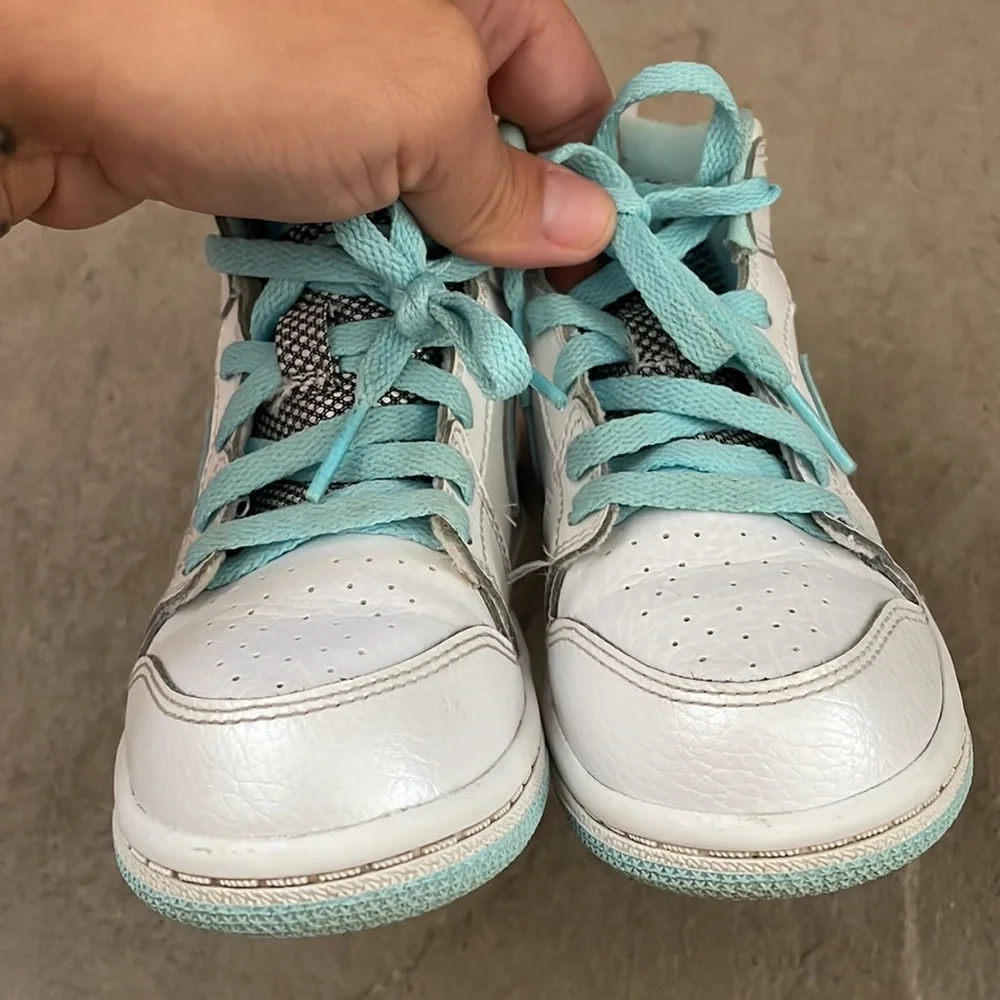 Rare!!2017 Air Jordan 1 Retro High GG 'White Still Blue'